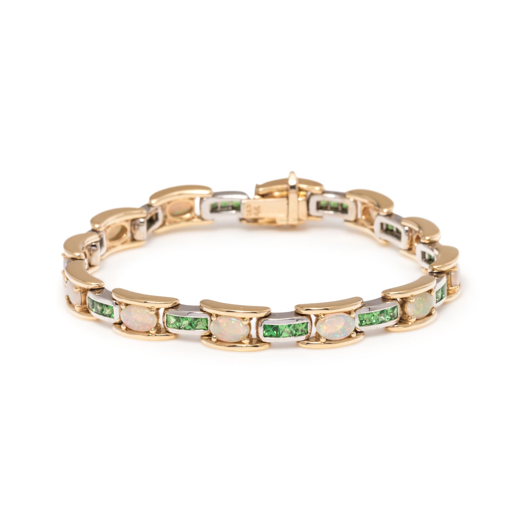 OPAL AND PERIDOT BRACELET