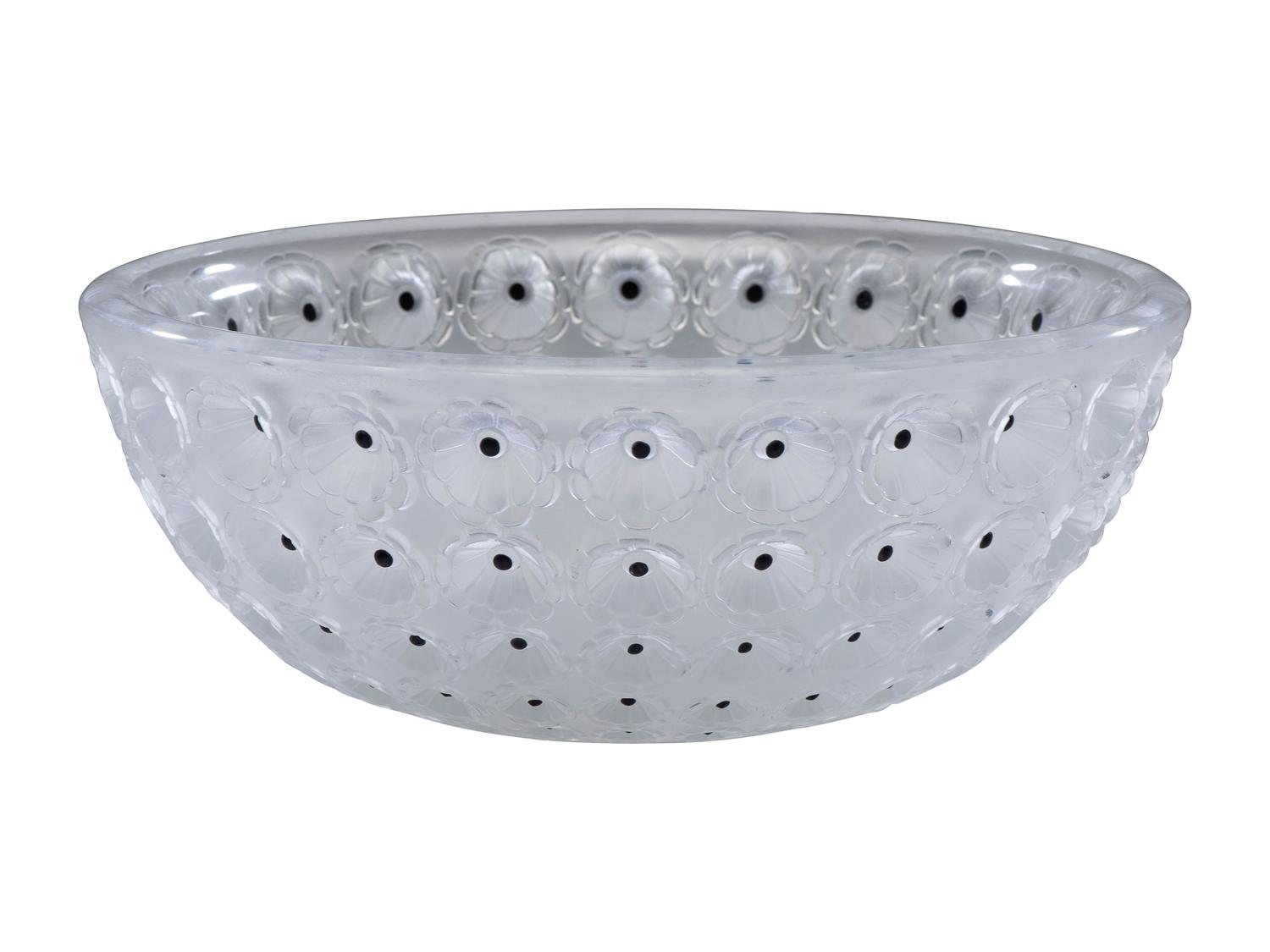 A Lalique ' Nemours' Glass Bowl
