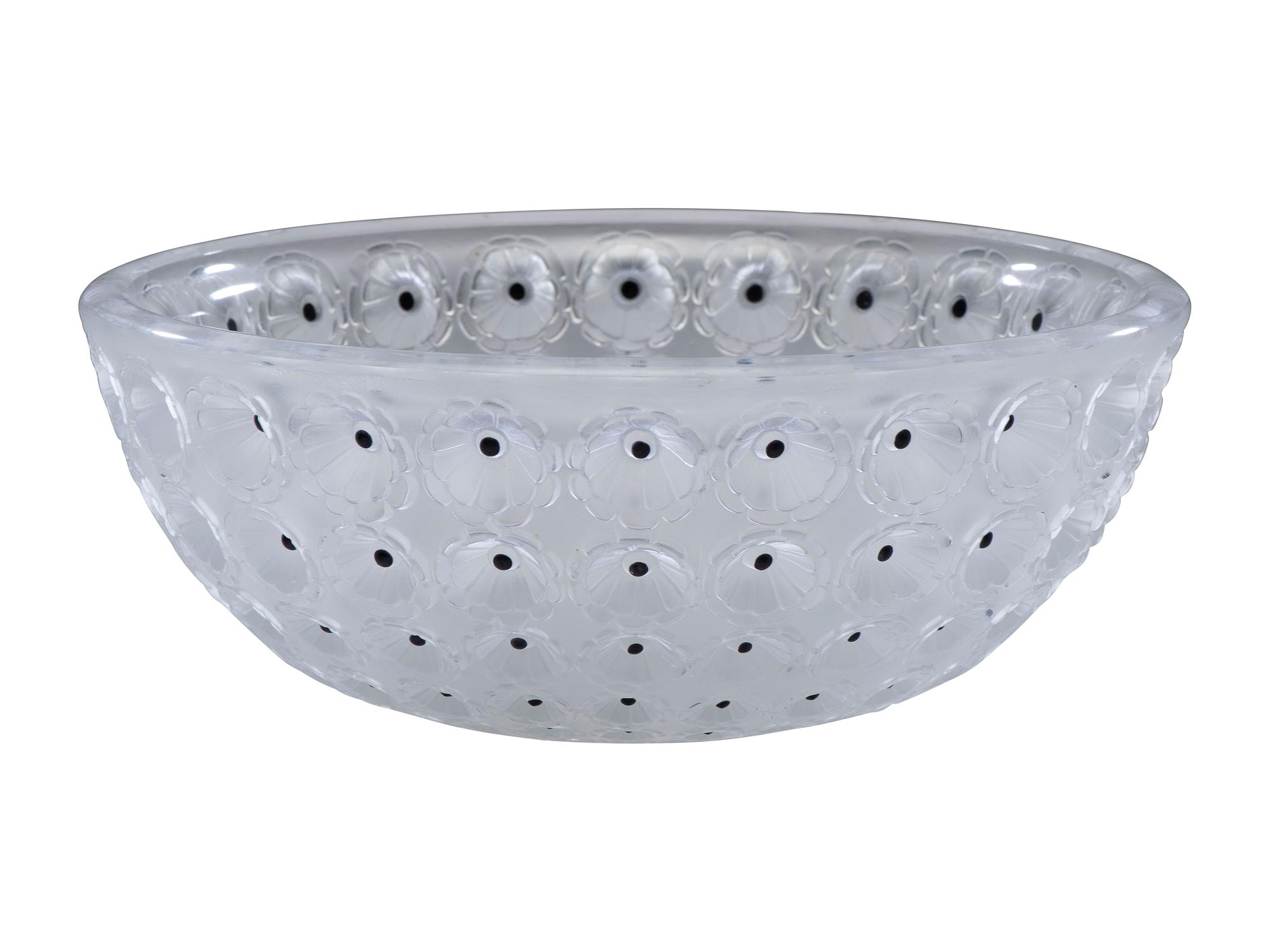 A Lalique ' Nemours' Glass Bowl