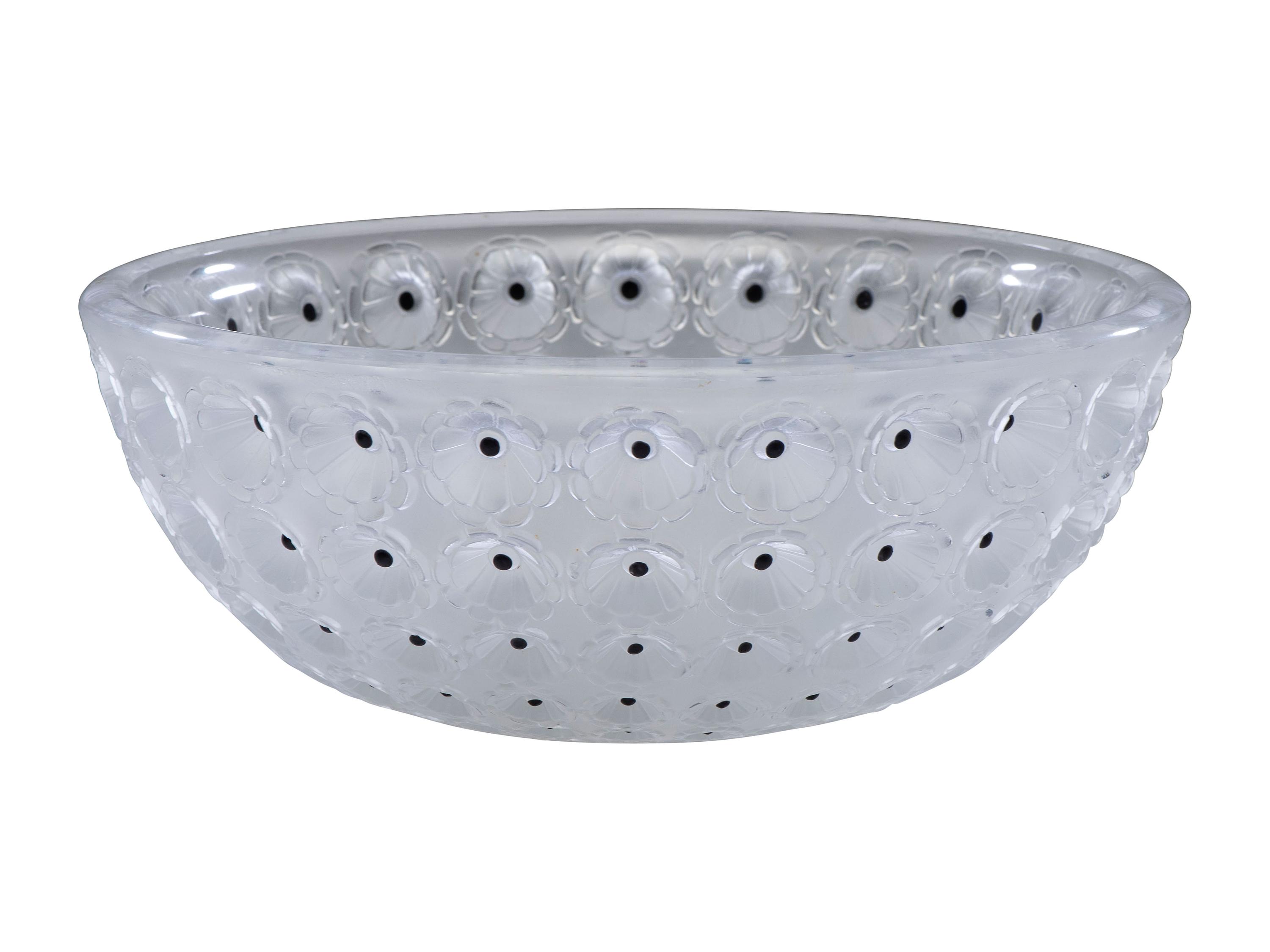 A Lalique ' Nemours' Glass Bowl