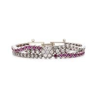 DIAMOND AND RUBY BRACELET