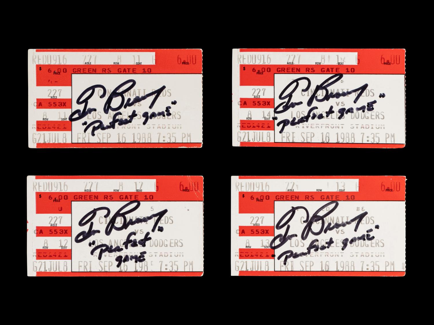 A Large Group of Cincinnati Reds Signed Autograph Items Including Johnny Bench,
