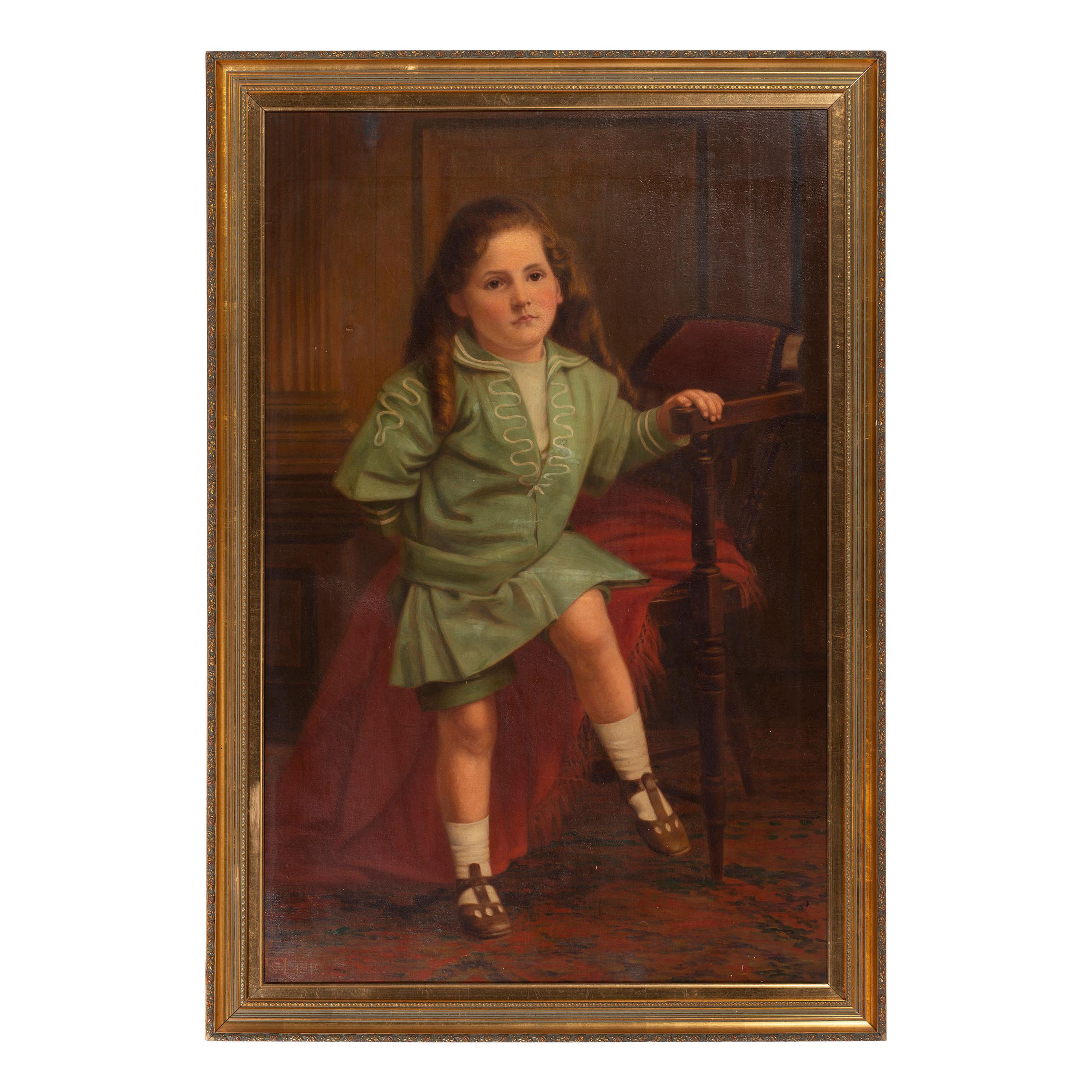 Portrait of a Child in Blue