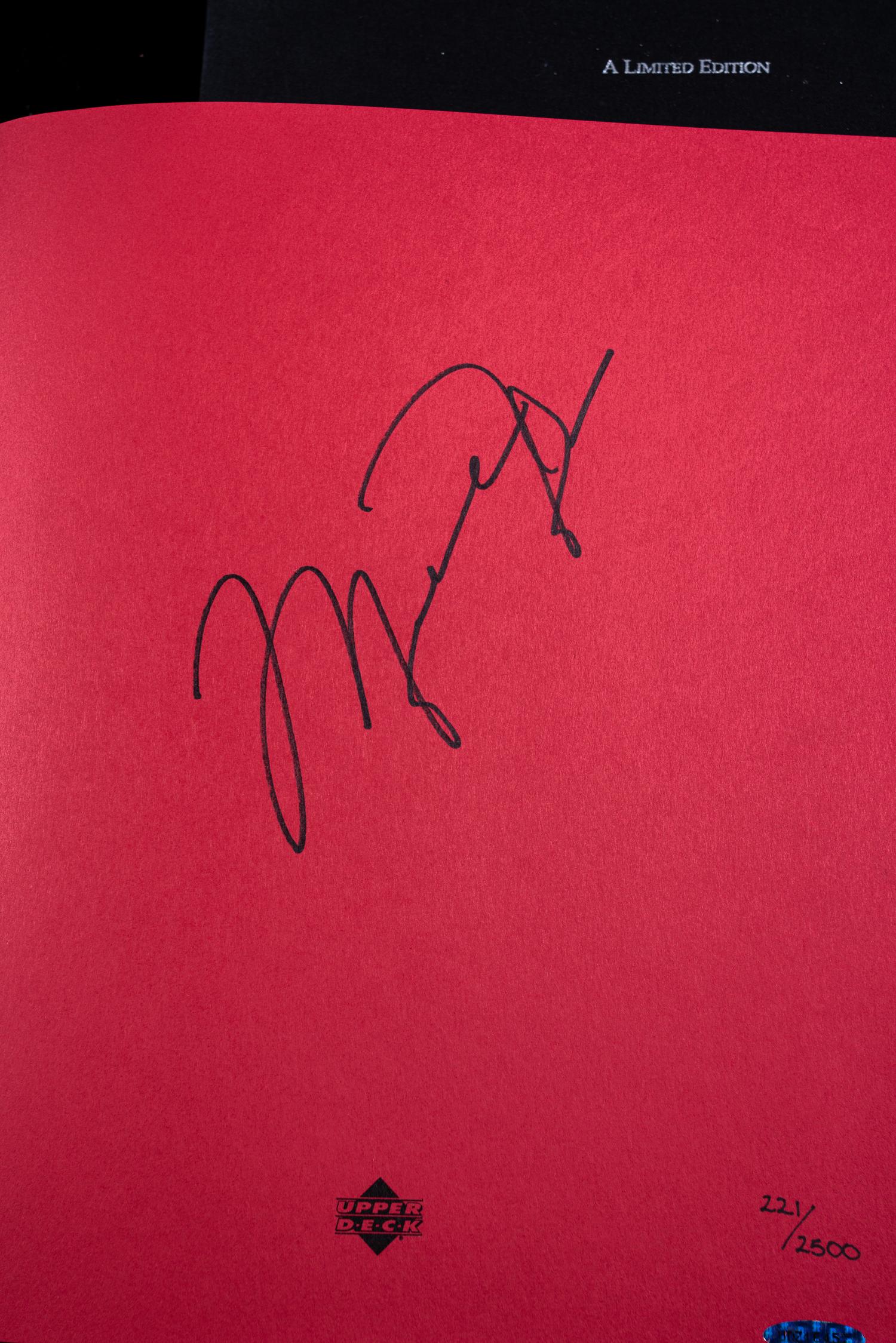 A Michael Jordan Signed Autograph Limited Edition Rare Air Book (Upper Deck Authenticated),