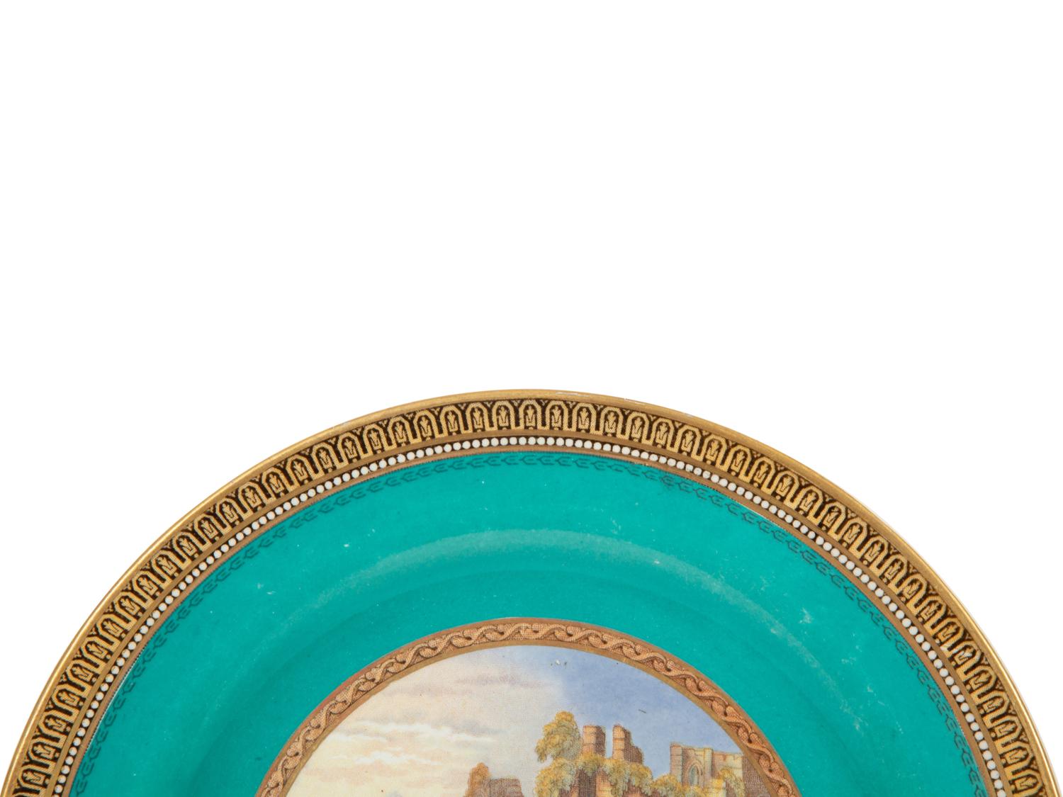 Four Prattware Plates