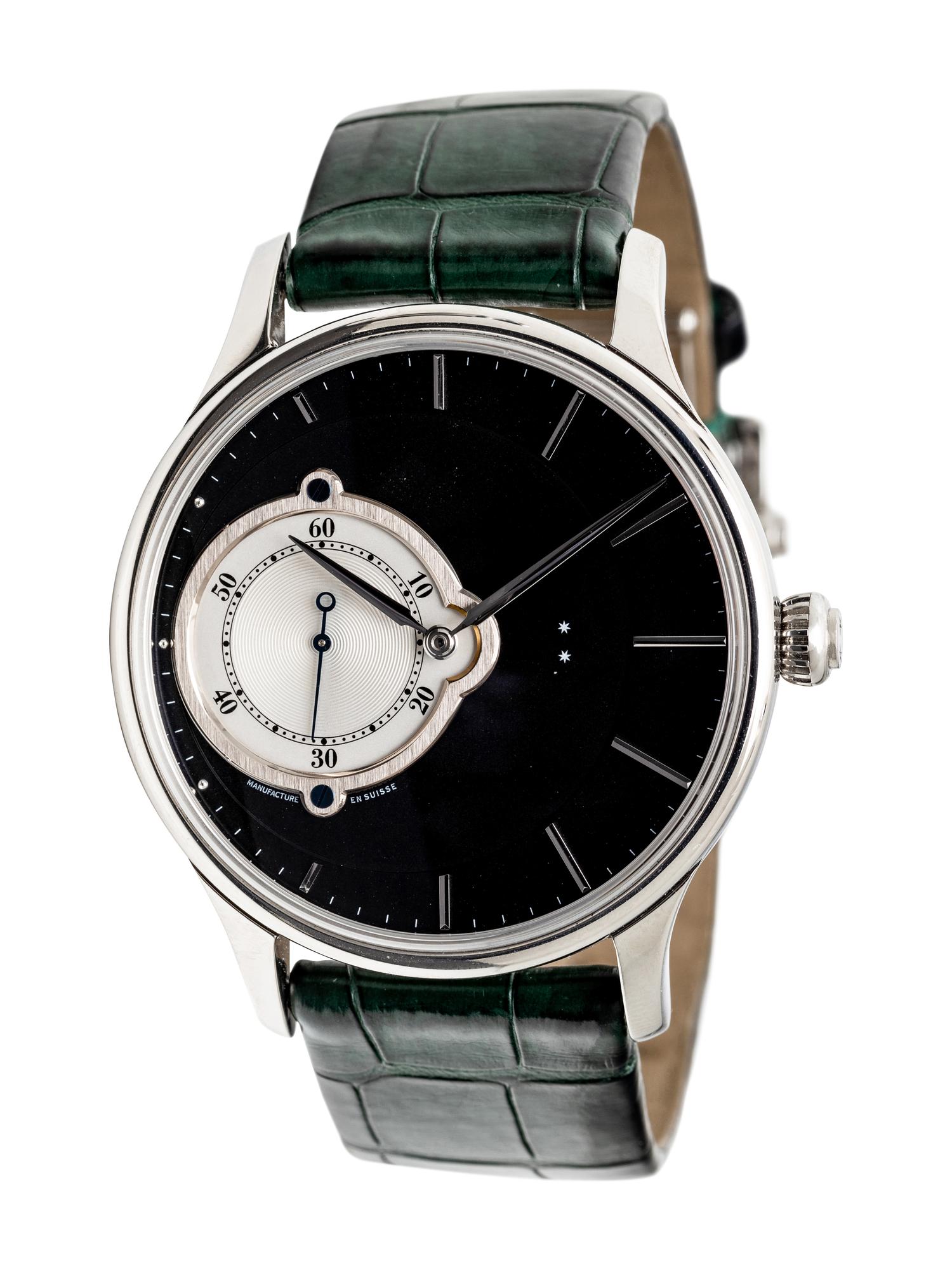 JAQUET DROZ, STAINLESS STEEL 'CLASSIC' WATCH