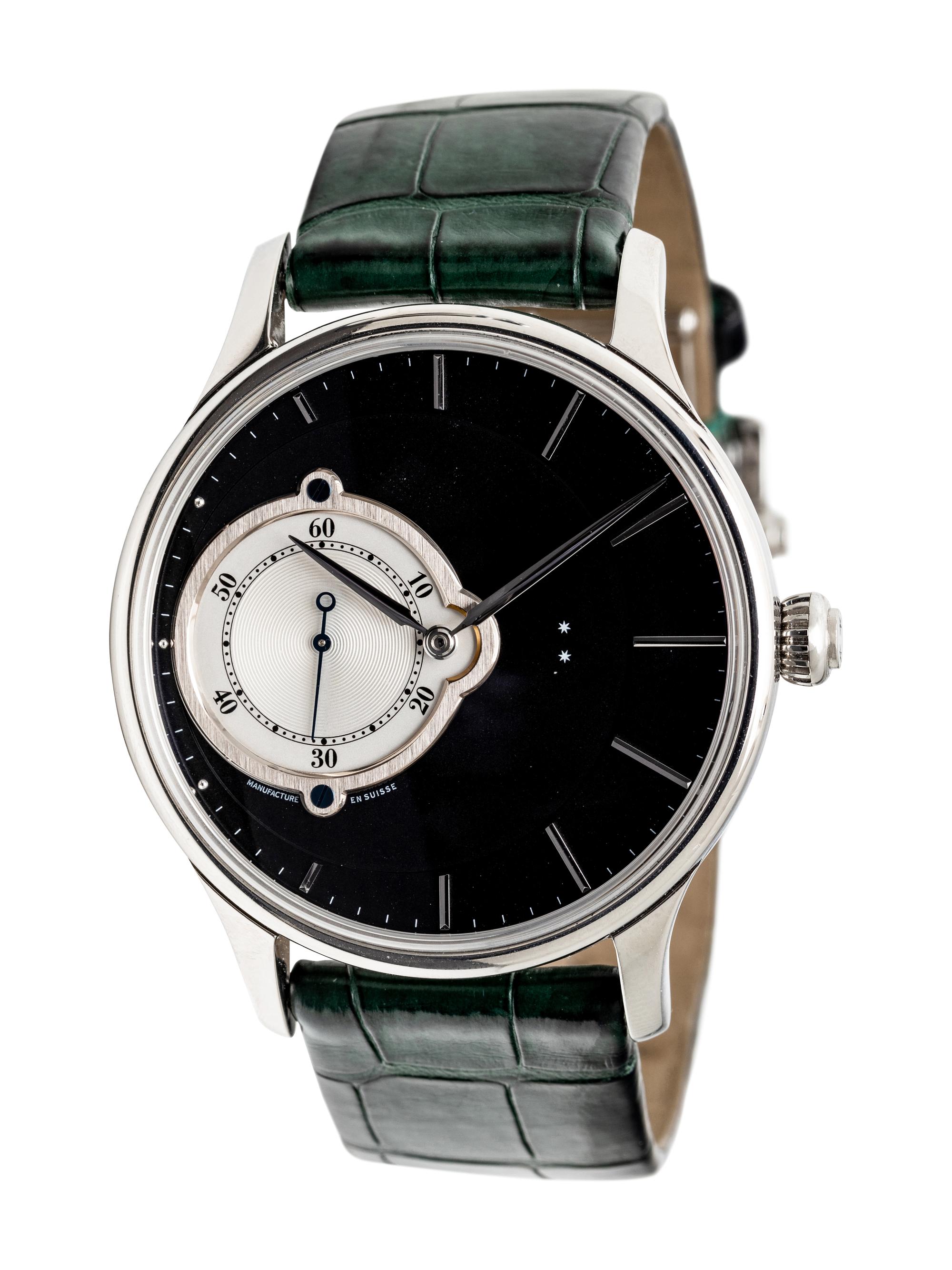 JAQUET DROZ, STAINLESS STEEL 'CLASSIC' WATCH
