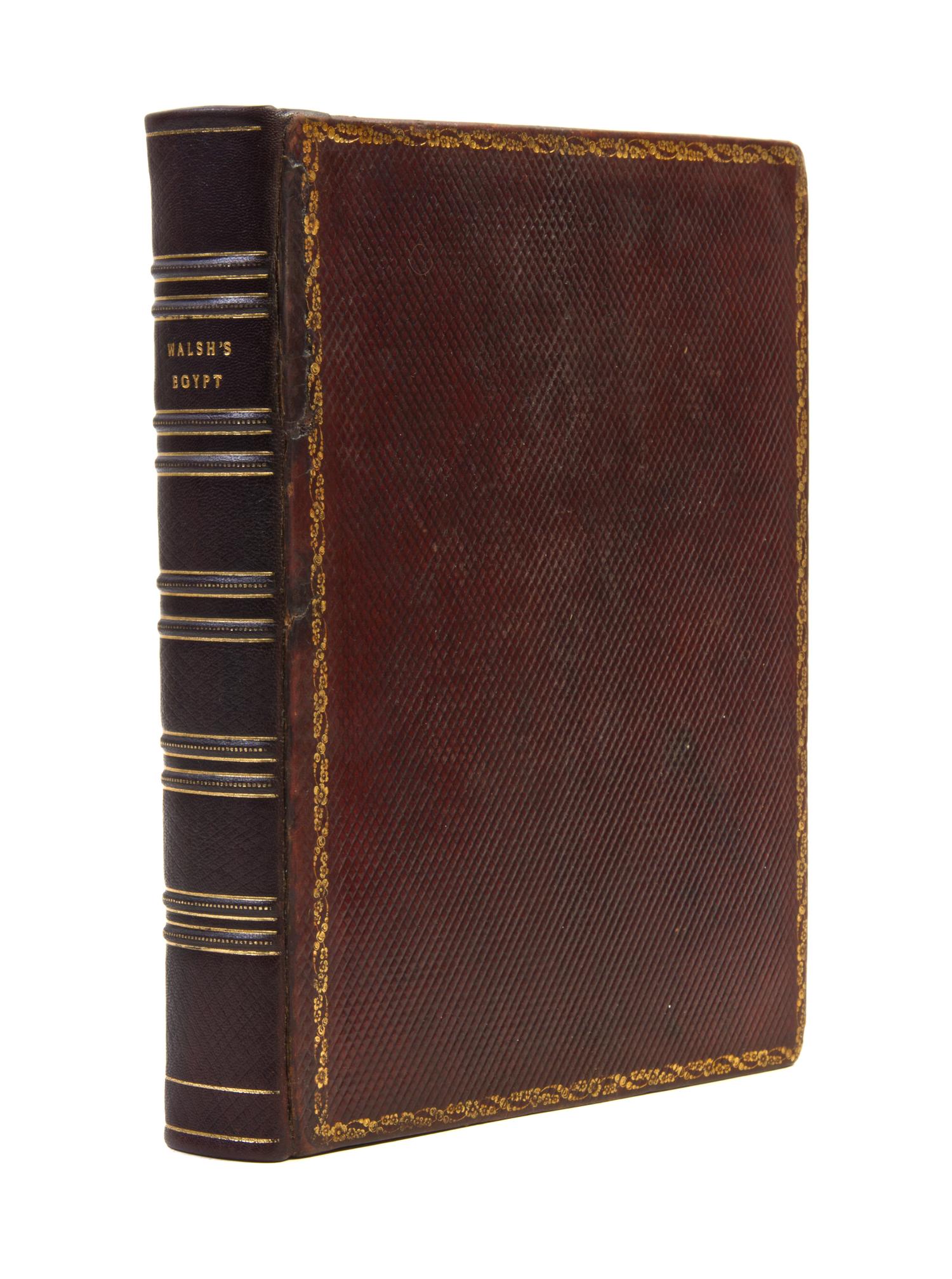 (EGYPT) WALSH, THOMAS. Journal of the Late Campaign in Egypt. London, 1803. Second edition.
