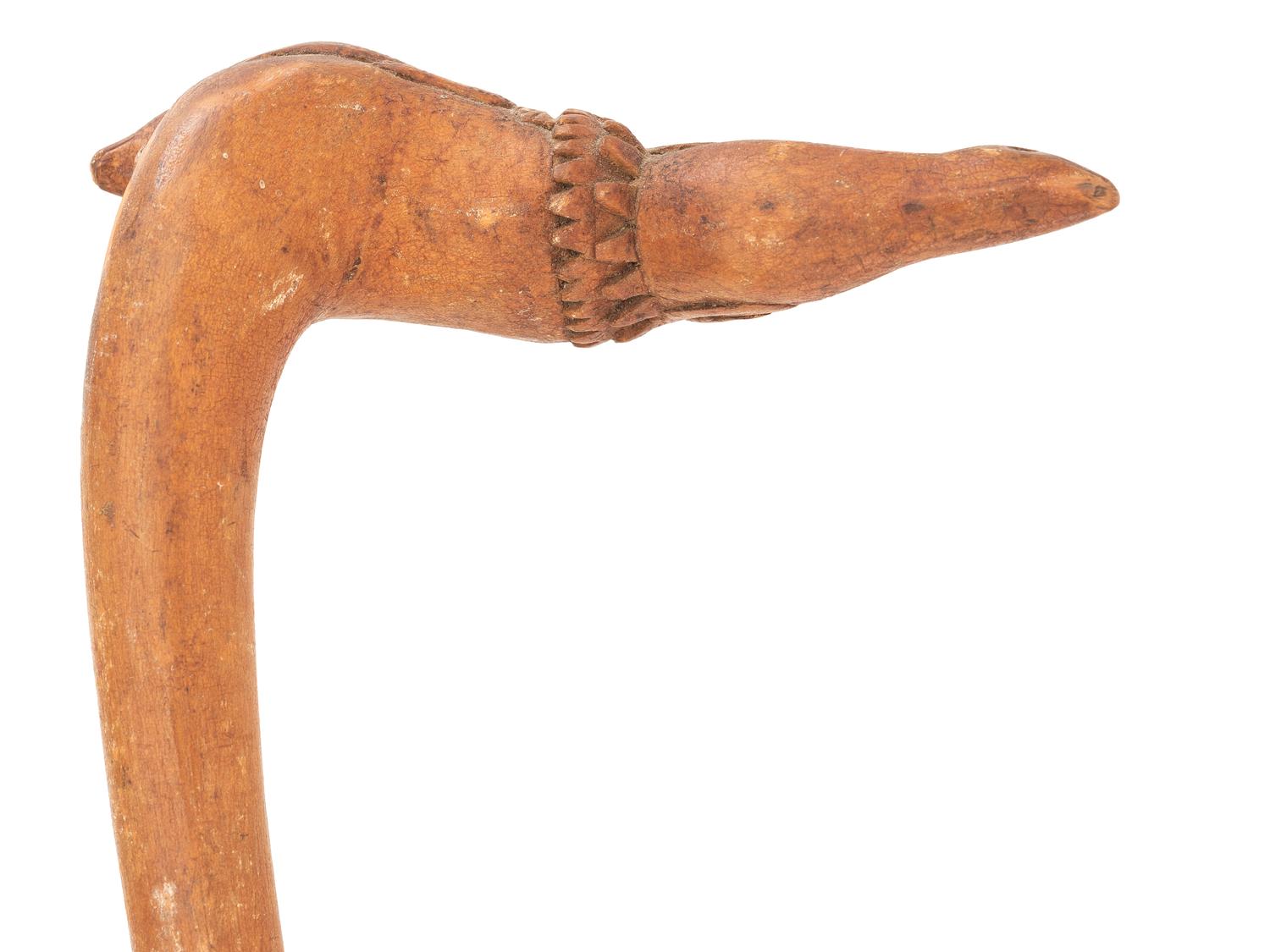 Four Folk Art Carved Canes