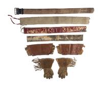 Collection of Plateau Belts, Gauntlets, and Armbands
