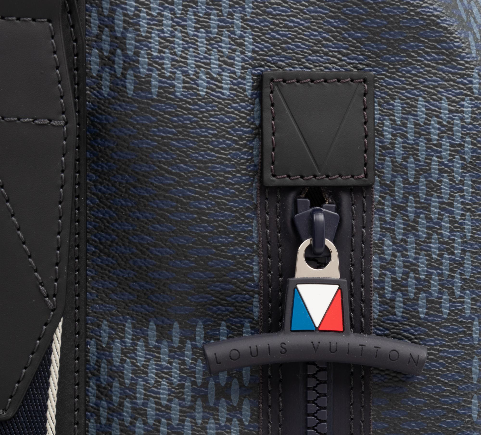 Louis Vuitton Limited Edition Sac Marin Backpack in Latitude Damier Cobalt, America's Cup, 2017
