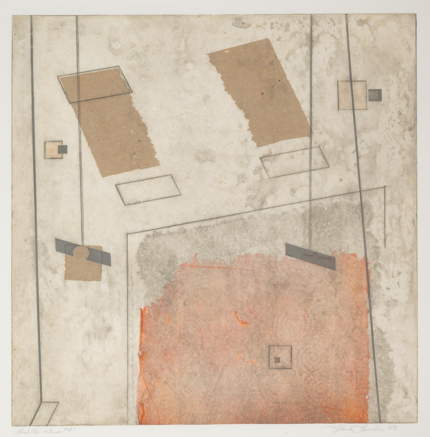 Flesh Box Interior #2, and Cancel, Cancel, Cancel #4 (Pair of Works), 1981 and 1983