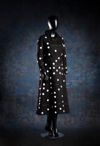 Christian Dior Haute Couture Domino Pattern Wool Coat, Spring/Summer 2018