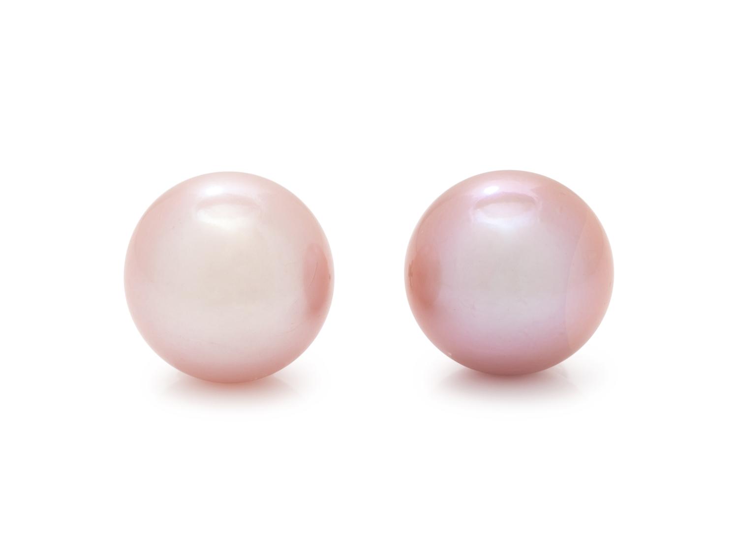 CULTURED PINK SOUTH SEA PEARL EARRINGS