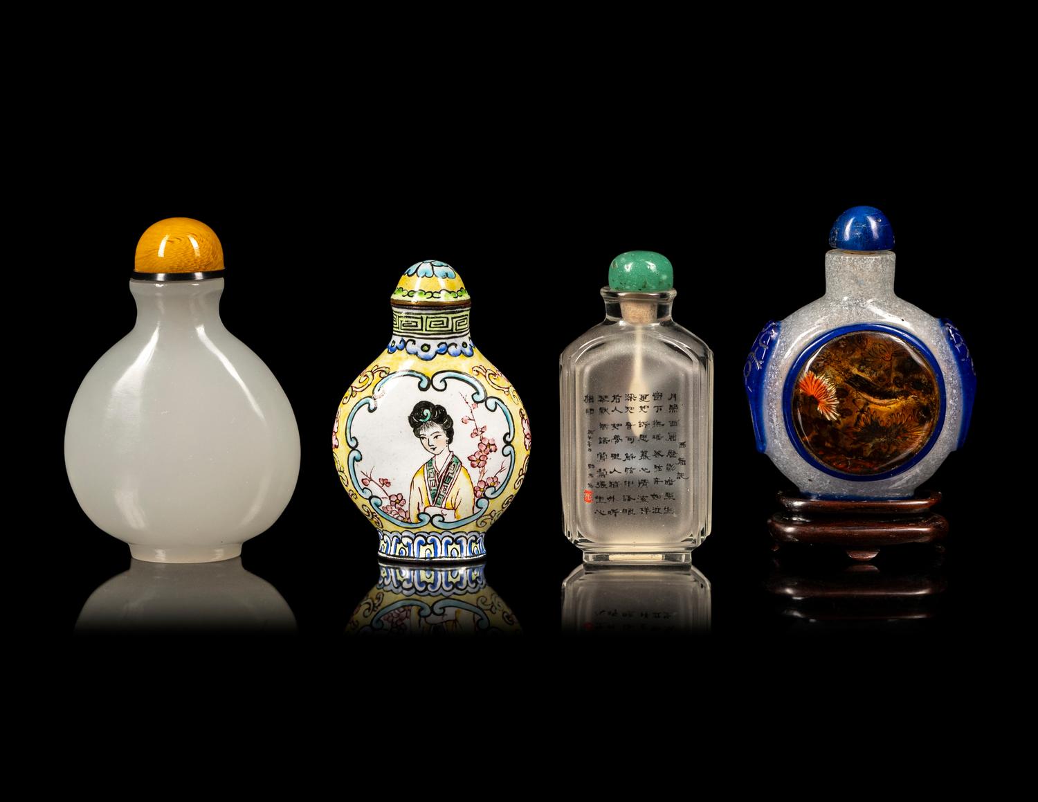 Four Chinese Snuff Bottles