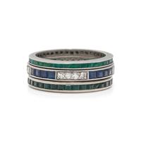 COLLECTION OF STACKING ETERNITY BANDS