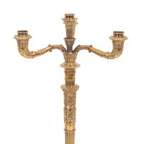 A French Parcel Gilt Silver Three-Piece Table Garniture