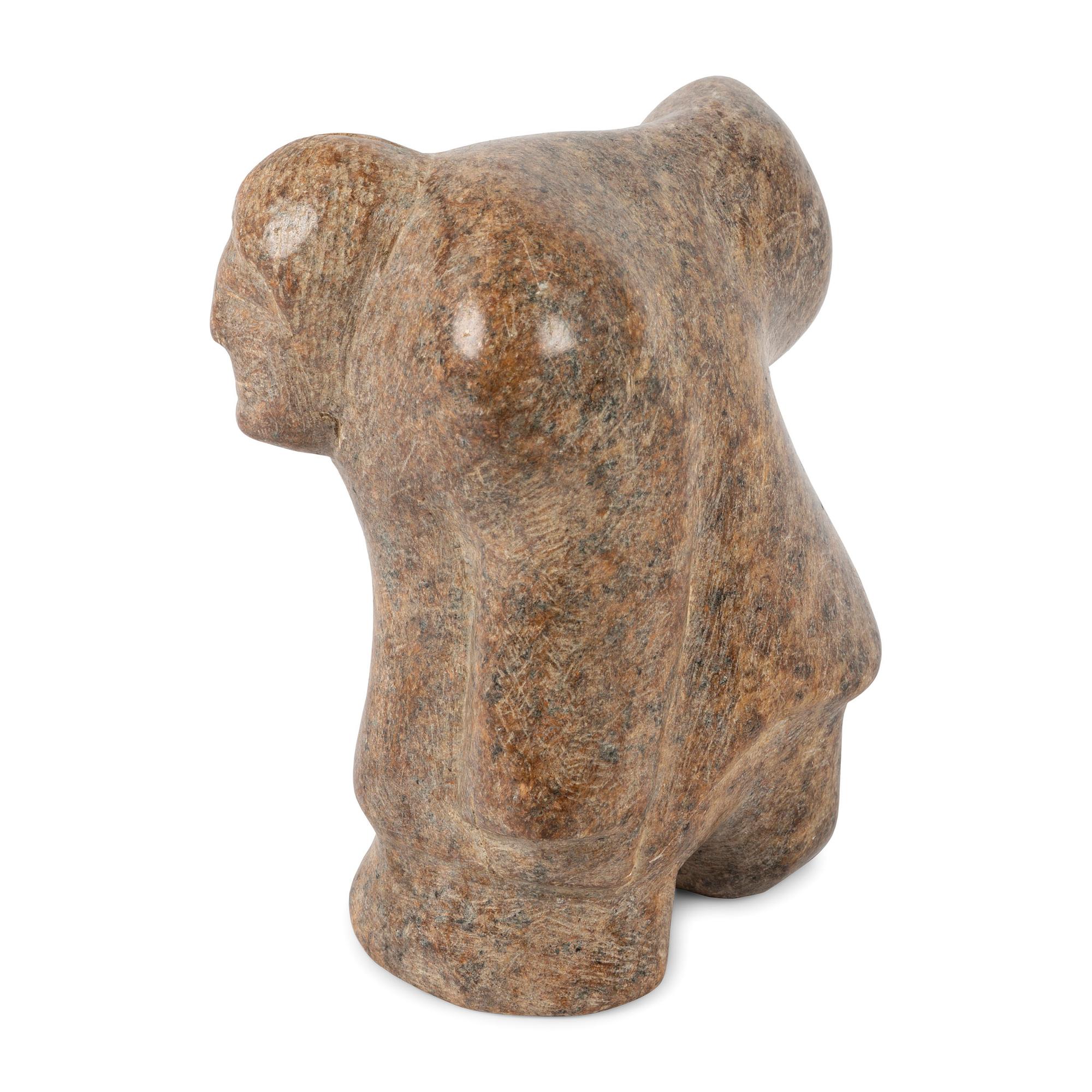 Inuit Figural Soapstone Sculpture