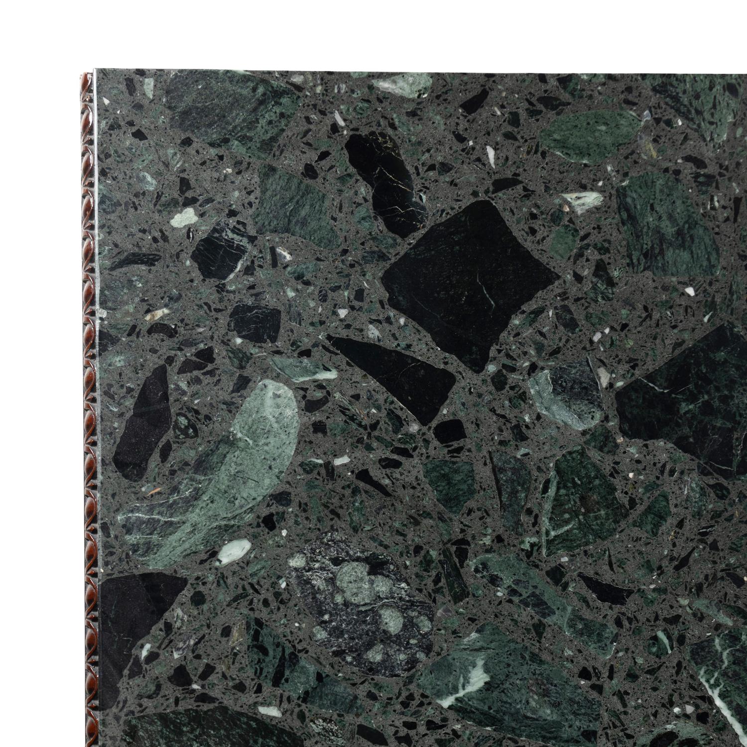 A Pair of George II Style Parcel Gilt Mahogany and Marble-Top Console Tables