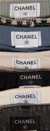 Four Chanel Pairs of Jeans and Two Pants, 2003-2005