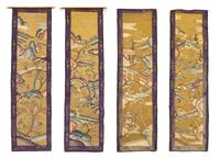 Four Kesi Silk Hanging Scrolls
