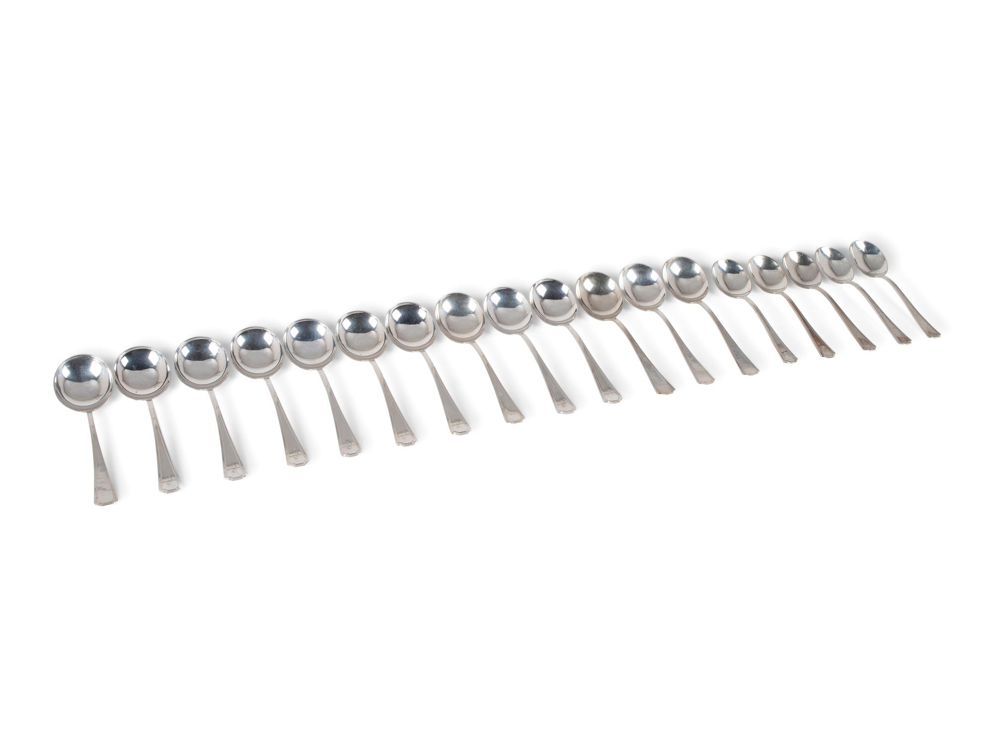 An Assembled Gorham and Durgin Silver Flatware Service