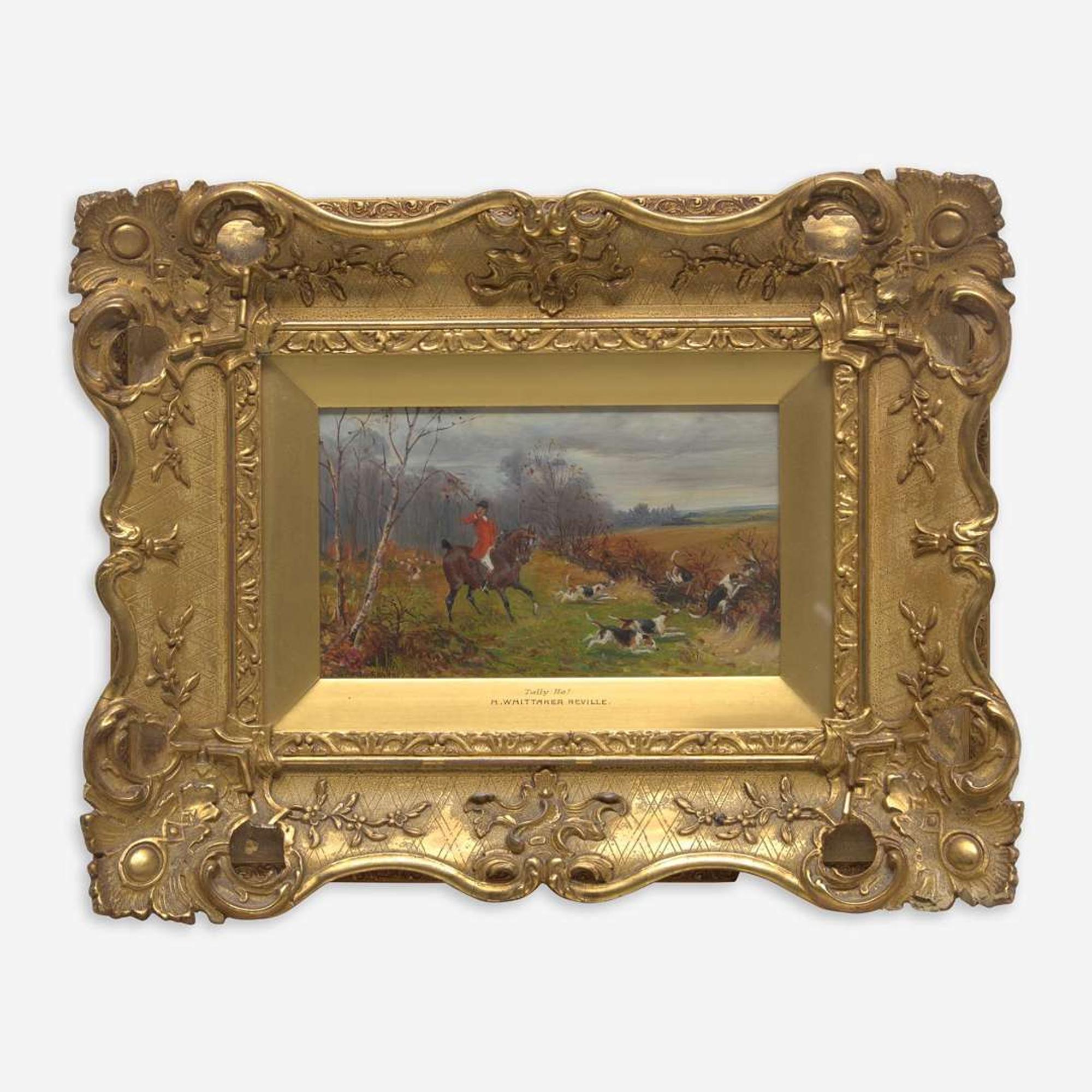 H. Whittaker Reville (British, 19th Century) Four Works: The Fall, Tally Ho!, The Kill, Full Cry