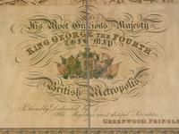 A Framed Greenwood, Pringle and Co. Folding Map, The Metropolis of London