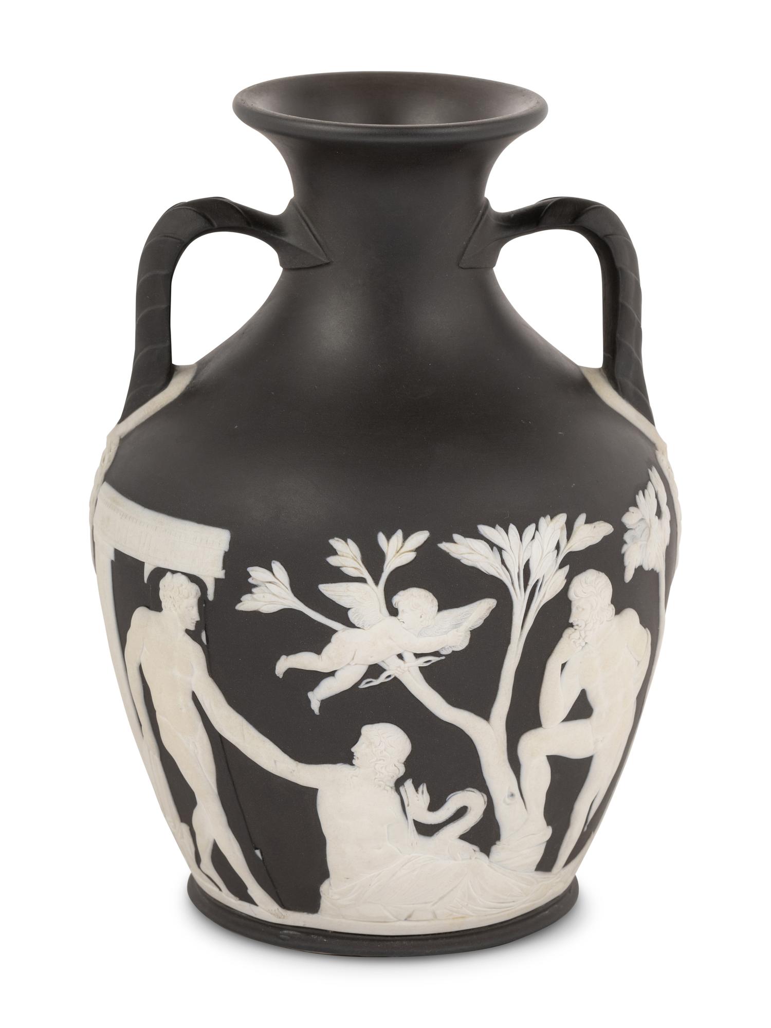 A Wedgwood Jasperware Model of the Portland Vase