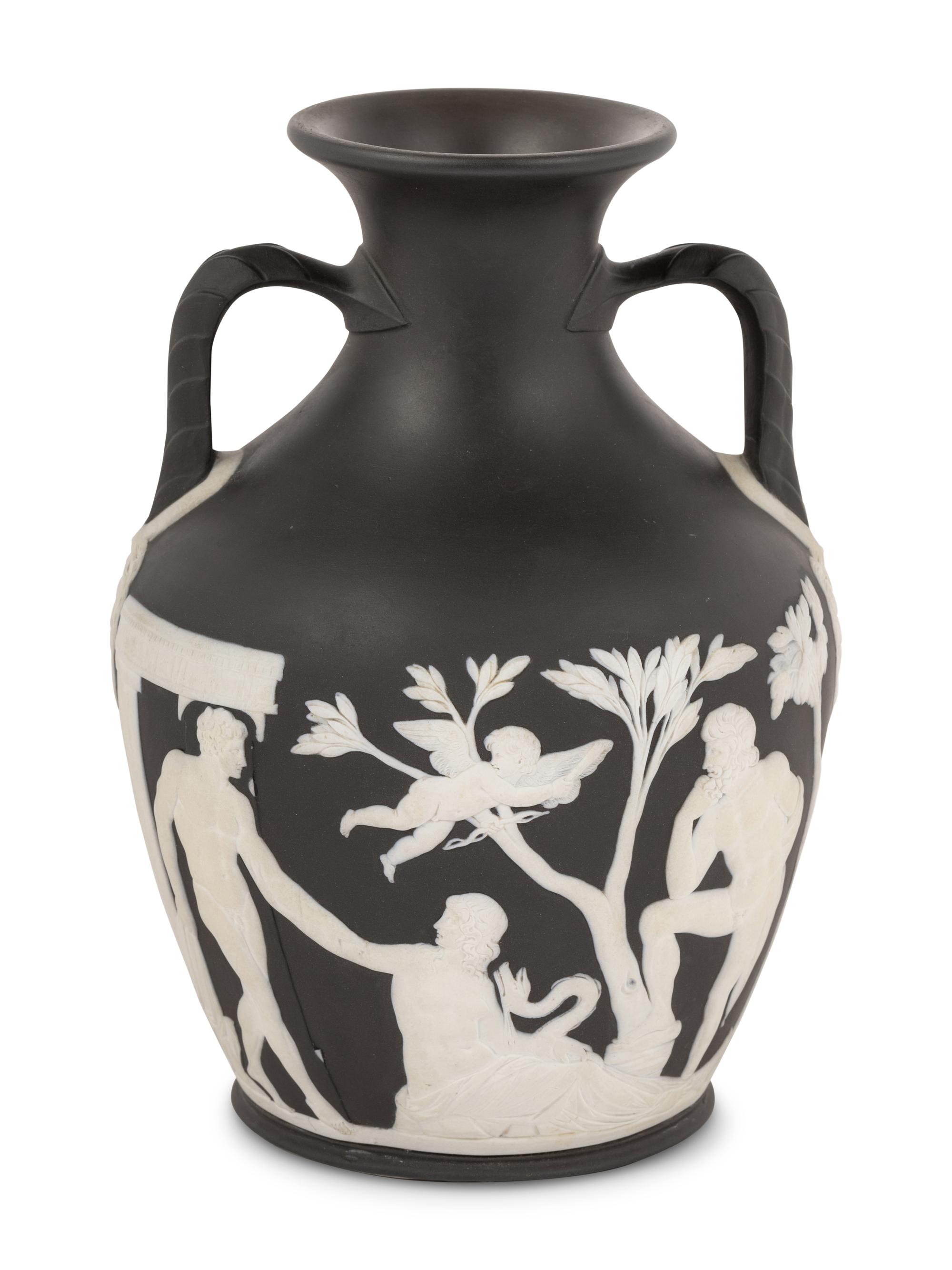 A Wedgwood Jasperware Model of the Portland Vase