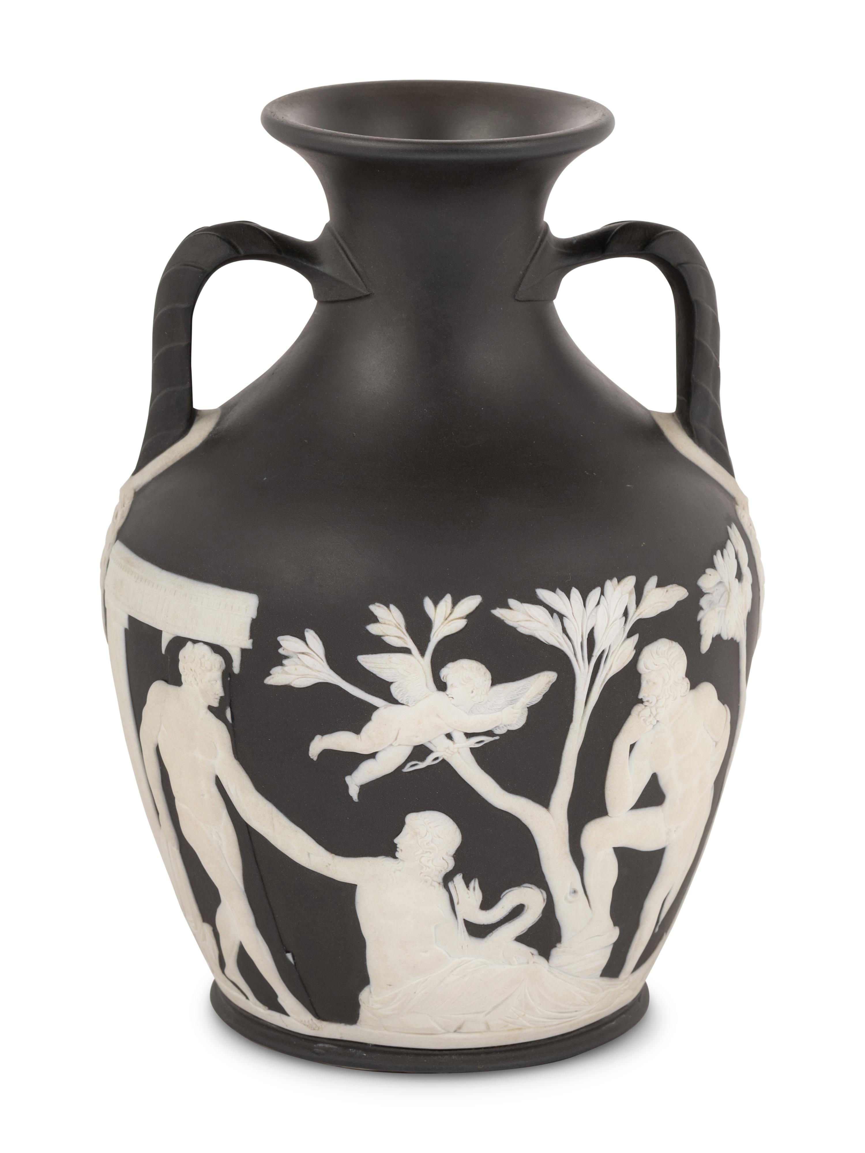 A Wedgwood Jasperware Model of the Portland Vase
