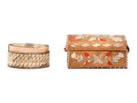 Great Lakes Quilled Birchbark Boxes