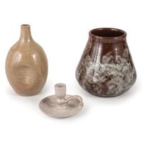 Three Teague Pottery Pieces