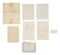Maugham, W. Somerset (1874-1965). A group of 4 letters, comprising: