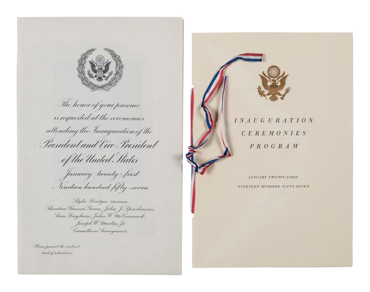[POLITICS IN AMERICA]. Extensive collection Republican National Convention memorabilia and documents signed by 20th century politicians and high profile figures, including: