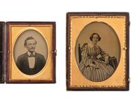 [EARLY PHOTOGRAPHY]. Assorted portraiture incl. daguerreotypes, ambrotypes, tintypes, and others.