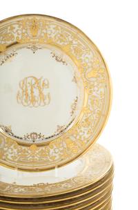 A Set of Twelve Berlin (K.P.M.) Porcelain Plates