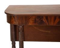 An American Mahogany Drop Leaf Dining Table