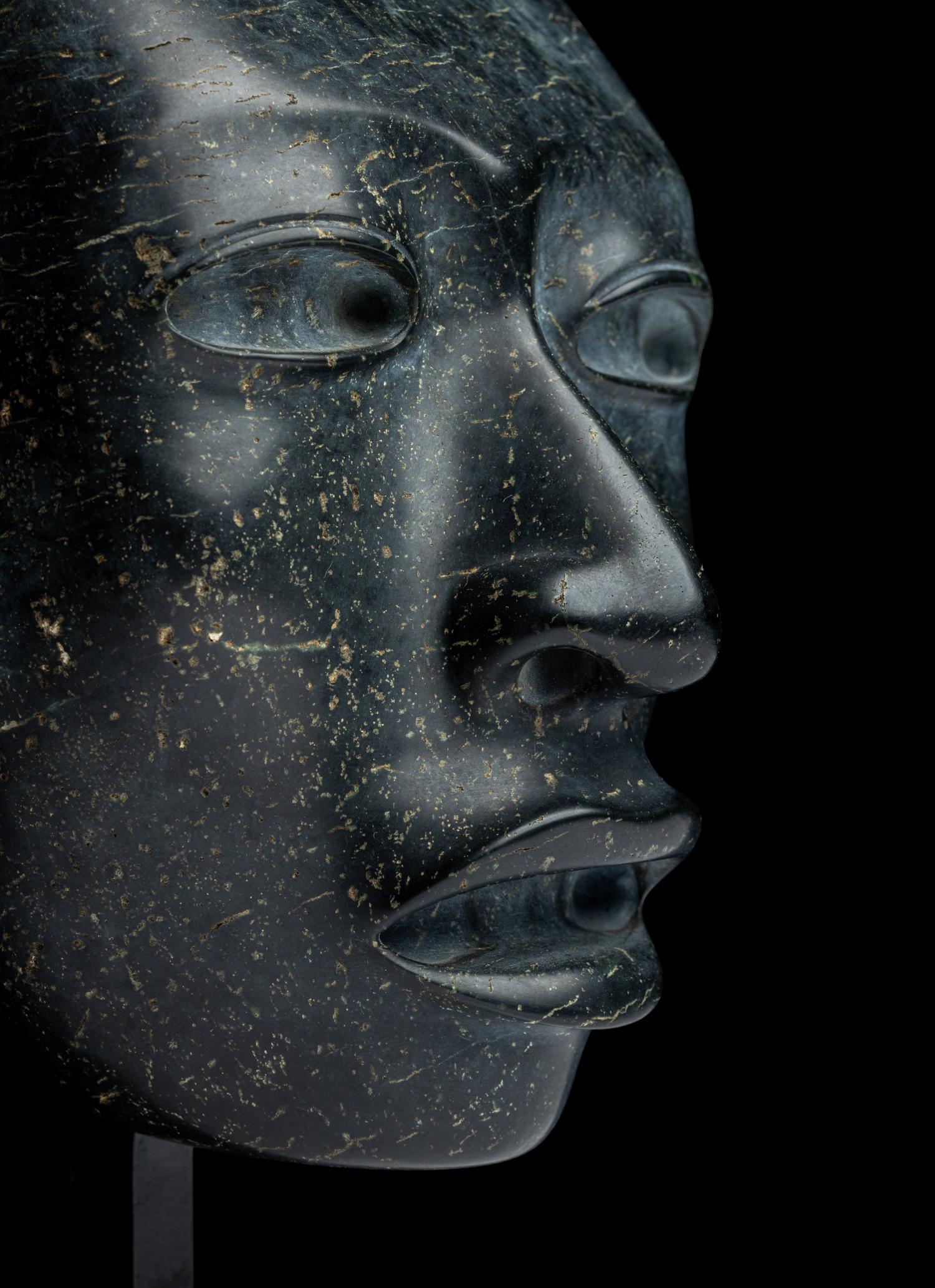 A Teotihuacan Serpentine Mask