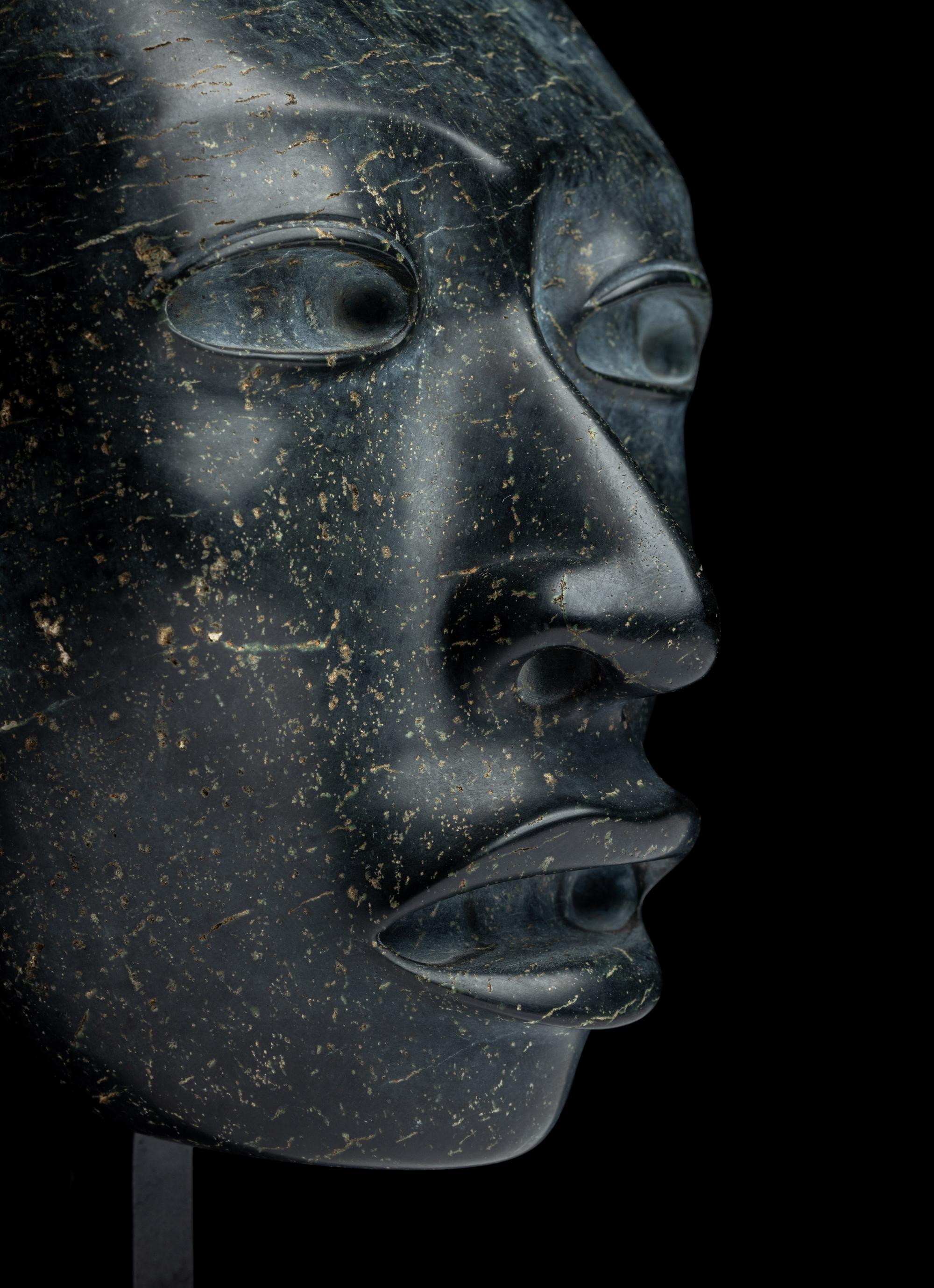A Teotihuacan Serpentine Mask