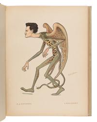 [Artist Book]. Legat, Nikolait (1869-1937) and Sergei (1875-1905). Russki Balet v Karikatura . [Imperial Russian Ballet in Caricature.] [St. Petersburg: Legat Bros., 1902-1905].