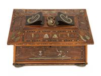 An Egyptian Revival Table Casket