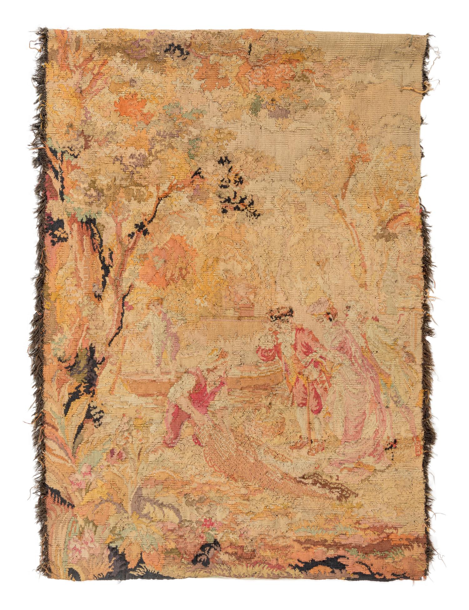 A Continental Wool Tapestry Fragment
