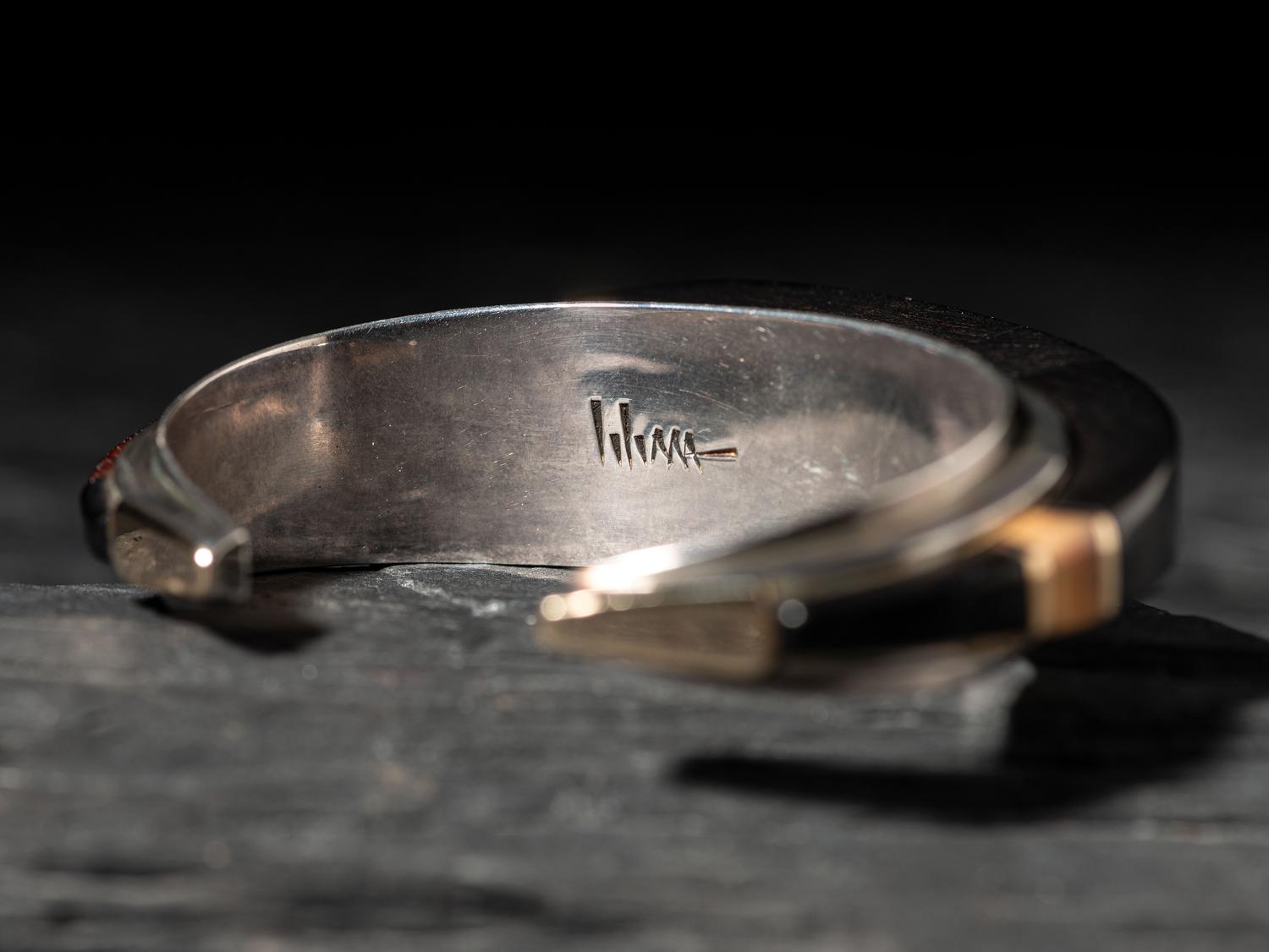 Abstract Height Cuff Bracelet