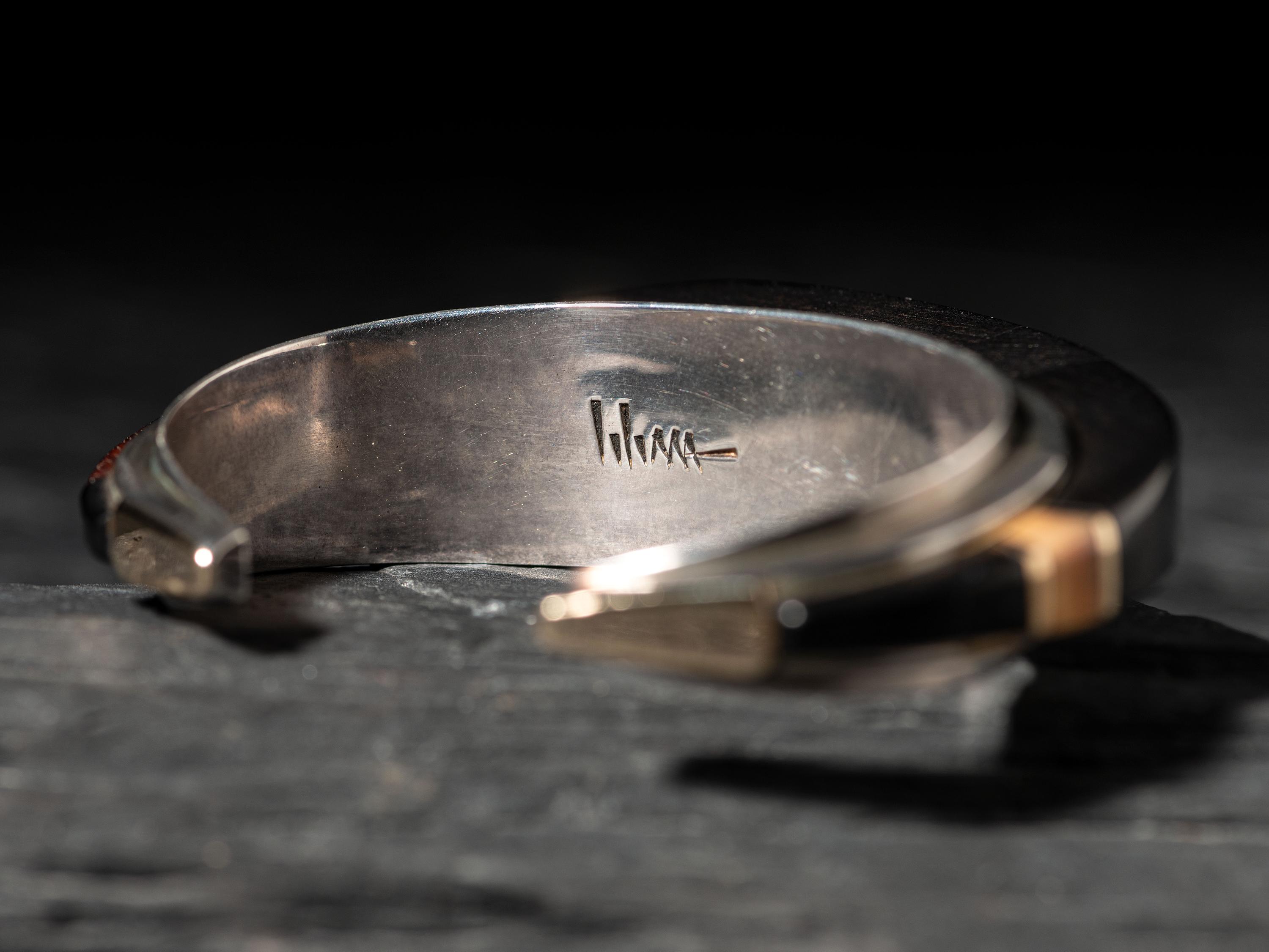 Abstract Height Cuff Bracelet