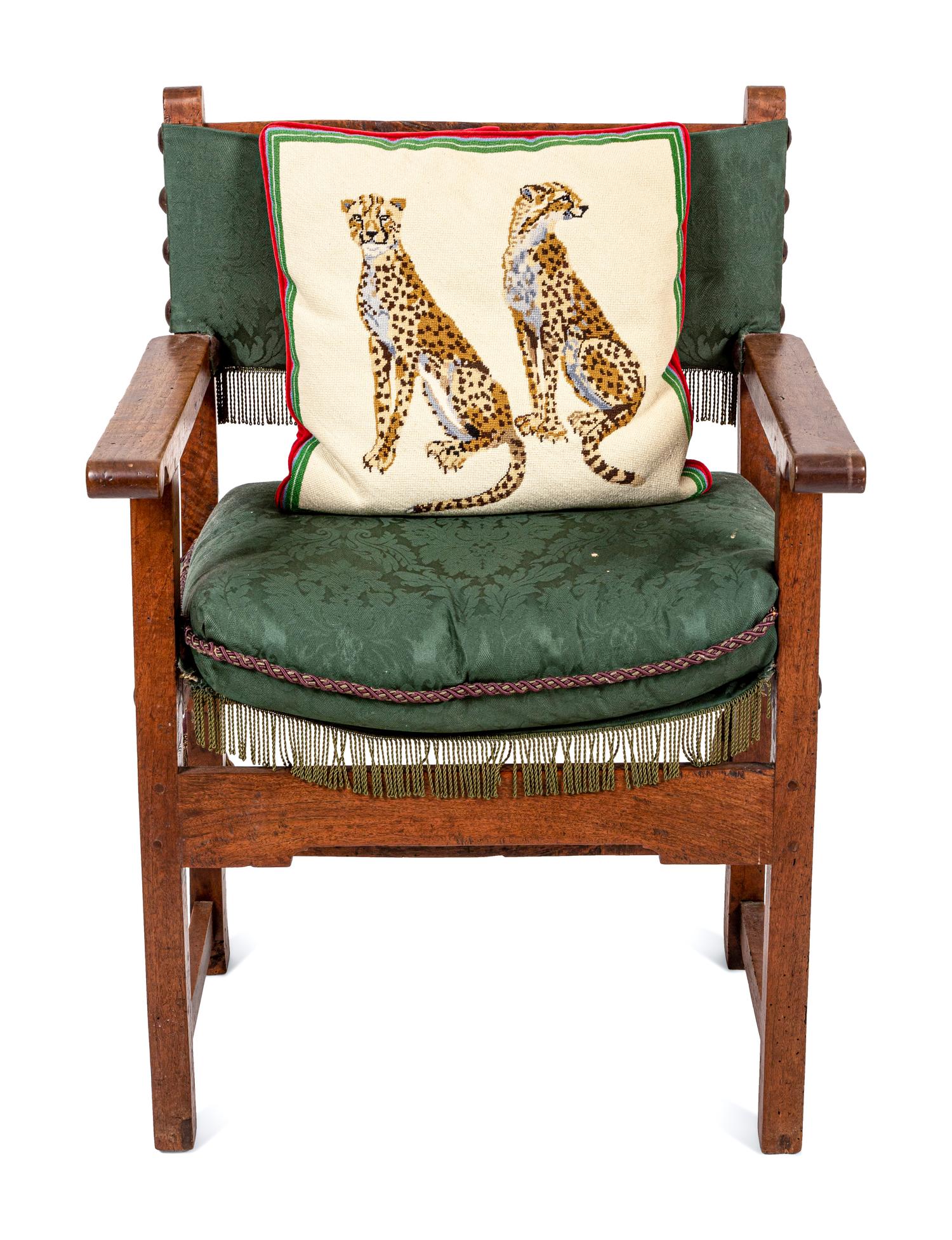 A Franco-Flemish Walnut Armchair