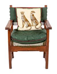 A Franco-Flemish Walnut Armchair