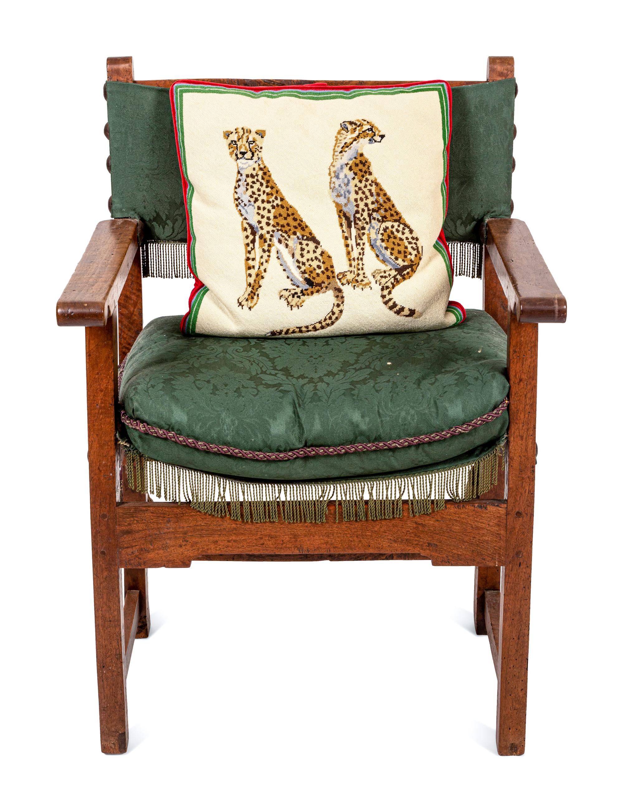 A Franco-Flemish Walnut Armchair