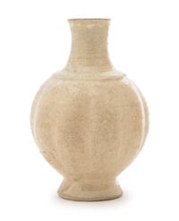A Small White Glazed Stoneware Vase Height 4 1/2 inches. — LIKELY SONG-YUAN DYNASTY