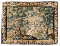 An Aubusson Wool Tapestry